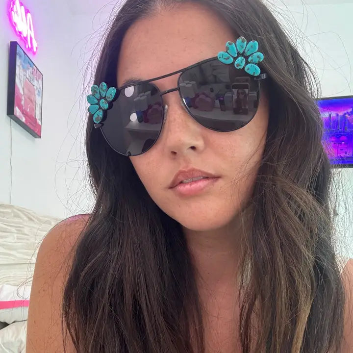 Turquoise Sunglasses