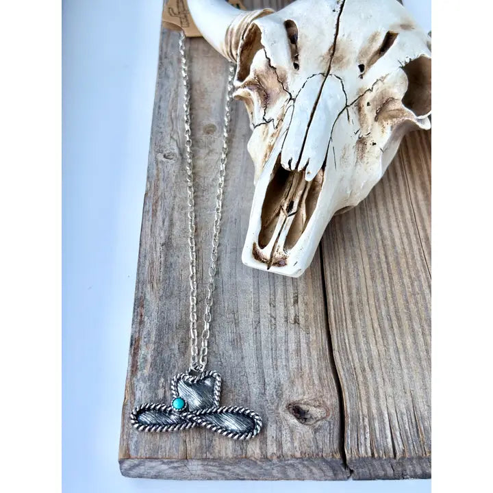 Cowboy Hat Necklace