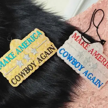 Make America Cowboy Again- R/W/B