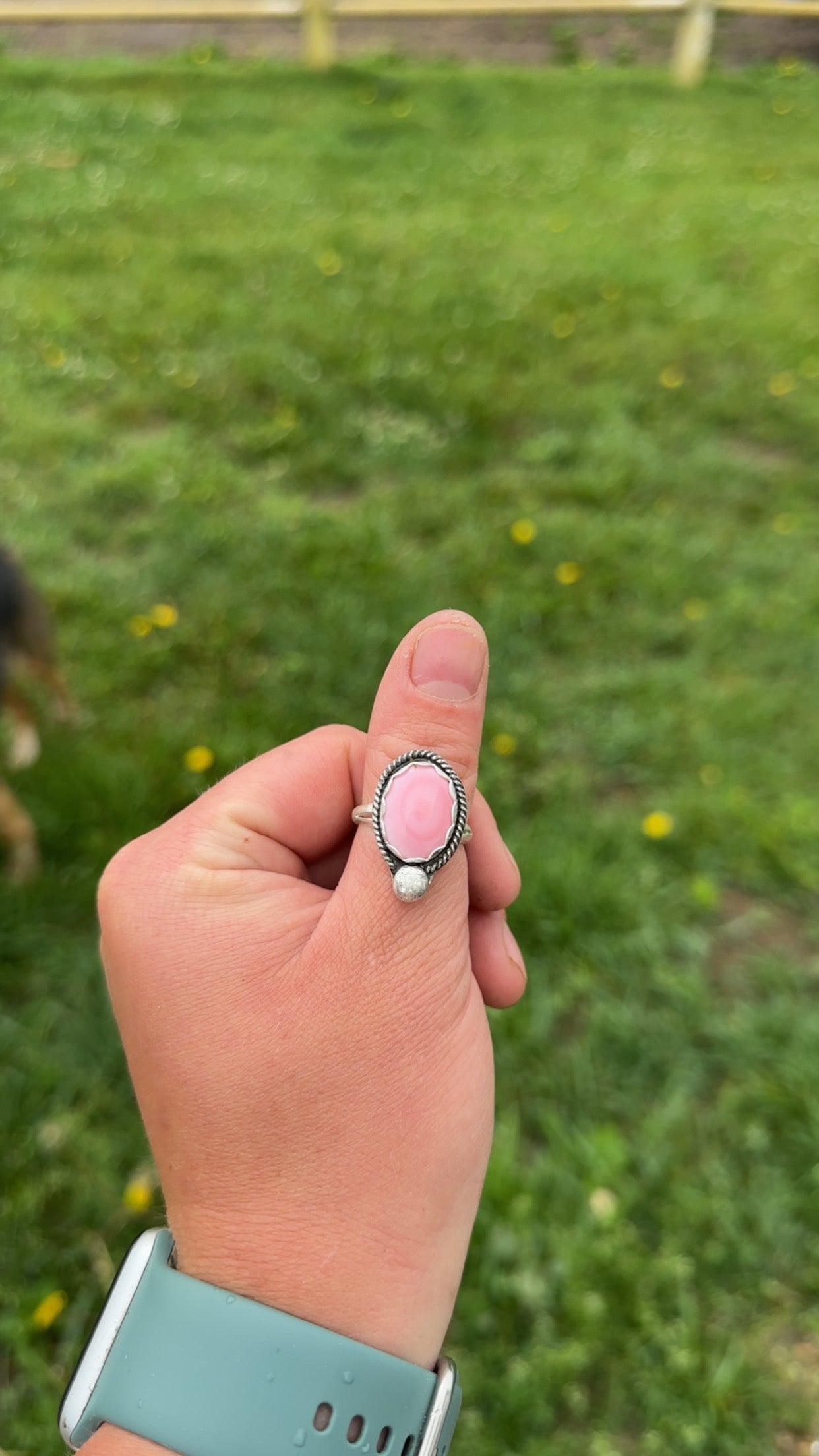 Pink Conch Ring