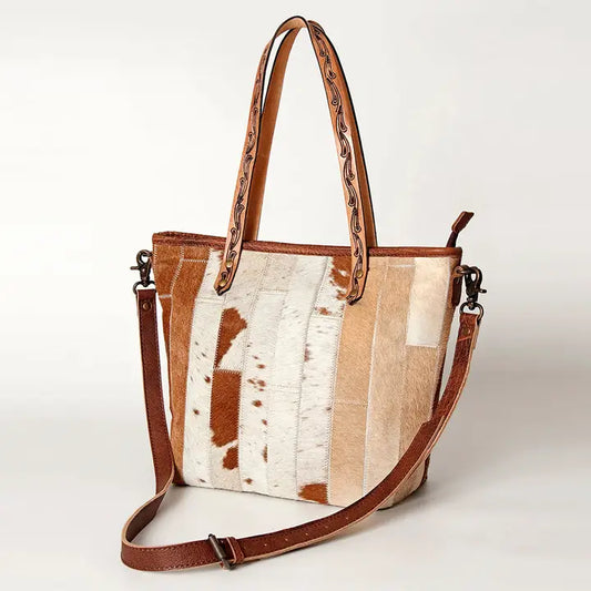 Cowhide Tote Purse