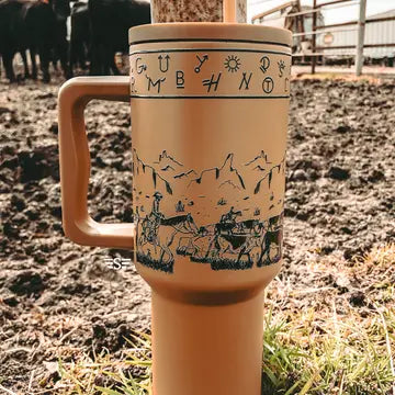 Cattle Drive 40 oz Tumbler