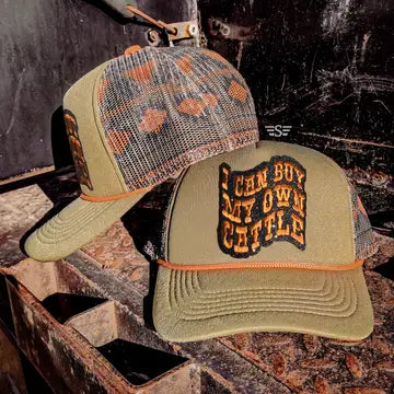 Buy My Own Cattle Trucker Hat