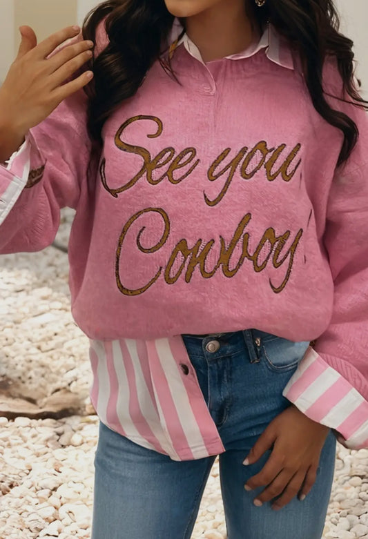 See You Cowboy Sweater