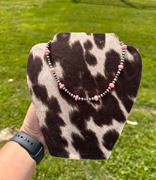 Pink Opal Necklace
