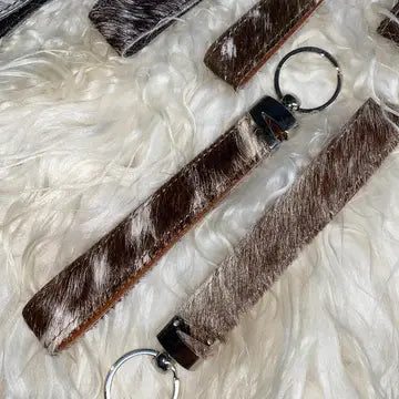 Cowhide Wristlet